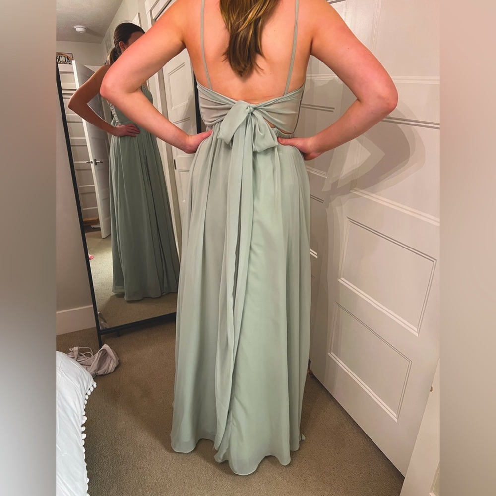 Sage green dress worn once